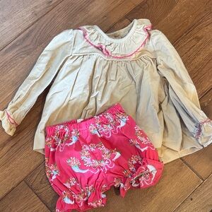 TBBC corduroy set. 6-12m